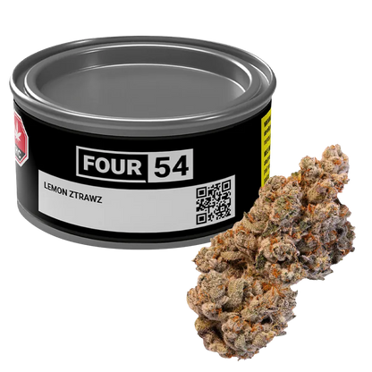 Four54 3.5 g Lemon Ztrawz Flower