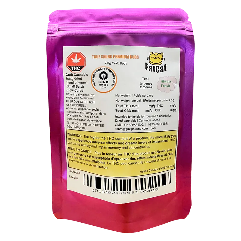 FatCat 7 g True Skunk Premium Buds Flower