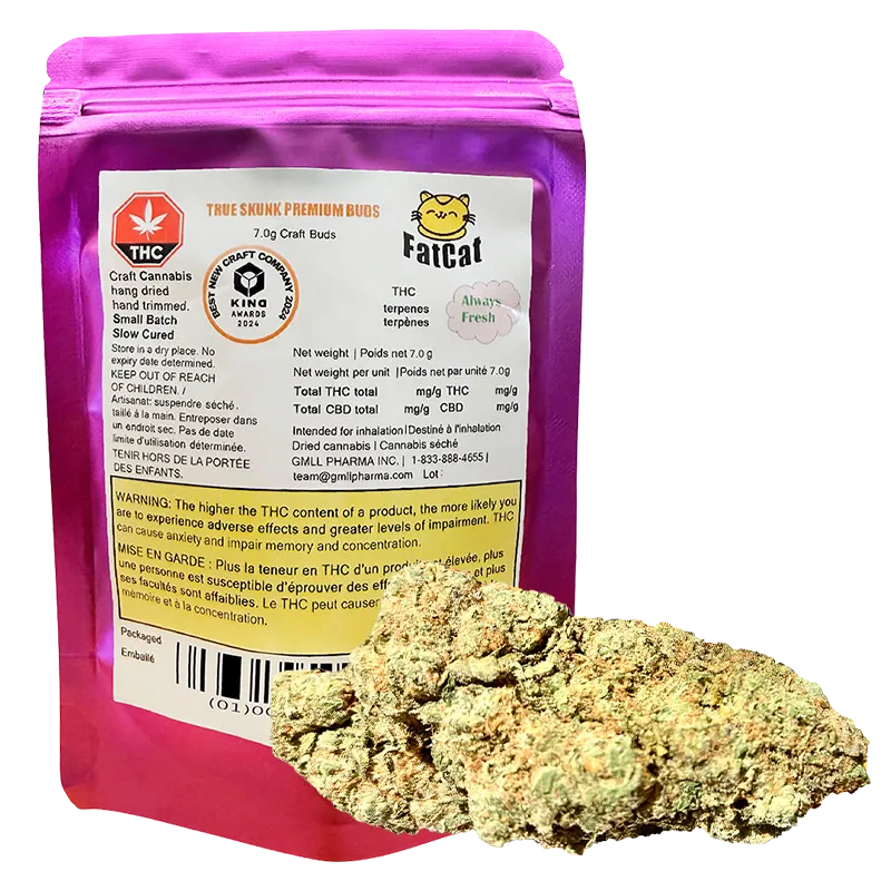 FatCat 7 g True Skunk Premium Buds Flower