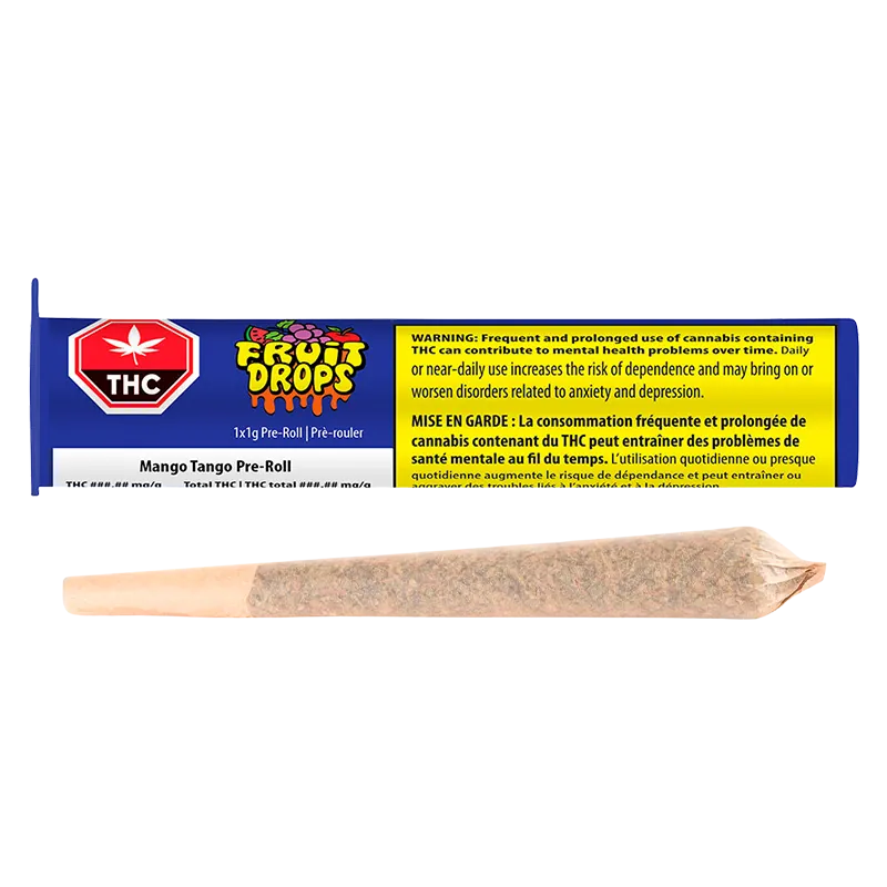 Fruit Drops 1 g Mango Tango PR 1 x 1 g Pre-Rolls