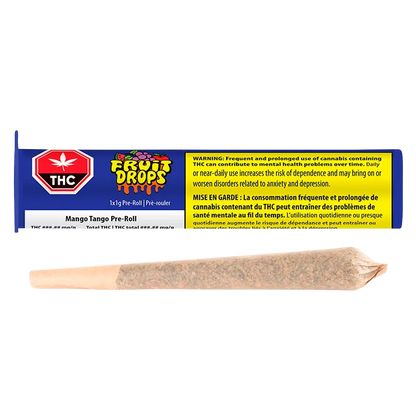 Fruit Drops 1 g Mango Tango PR 1 x 1 g Pre-Rolls
