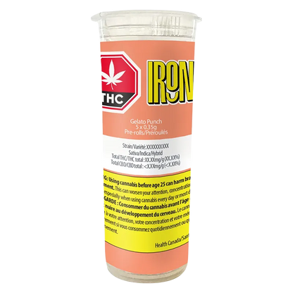 Irony 1.75 g Gelato Punch PR 5 x 0.35 g Pre-Rolls
