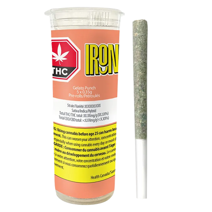 Irony 1.75 g Gelato Punch PR 5 x 0.35 g Pre-Rolls