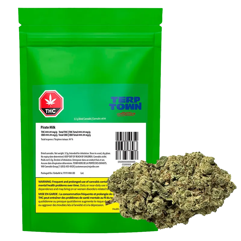 Terp Town Collective 3.5 g Pirate Milk Flower