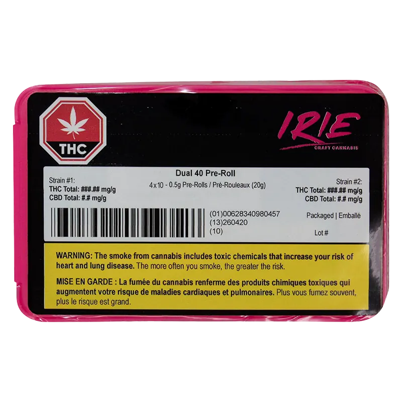 HVT 20 g Dual 40 PR 40 x 0.5 g Pre-Rolls