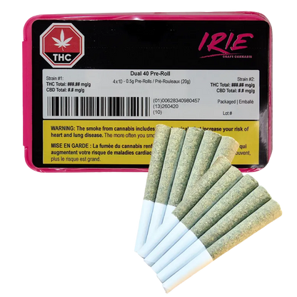 HVT 20 g Dual 40 PR 40 x 0.5 g Pre-Rolls