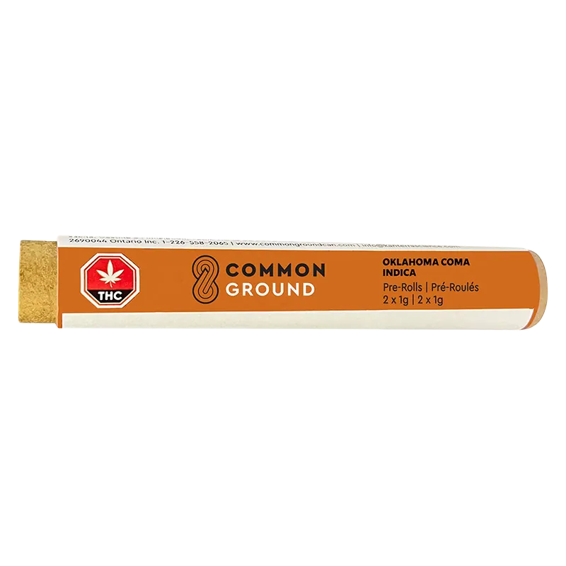 Common Ground 2 g Oklahoma Coma PR 2 x 1 g Pre-Rolls
