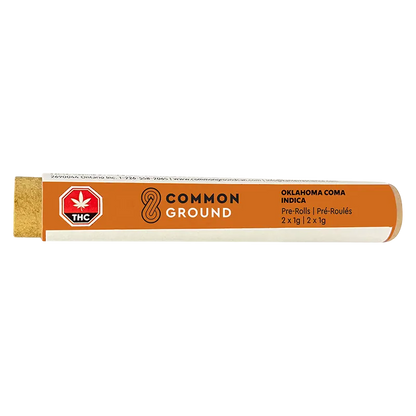 Common Ground 2 g Oklahoma Coma PR 2 x 1 g Pre-Rolls