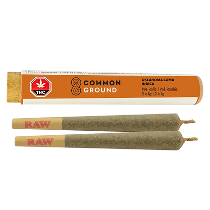 Common Ground 2 g Oklahoma Coma PR 2 x 1 g Pre-Rolls