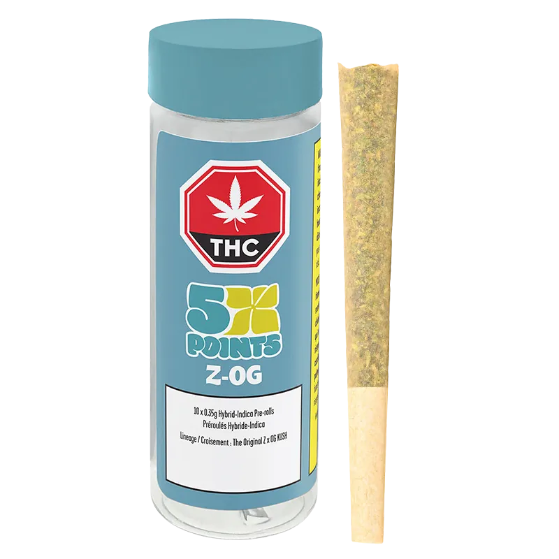 5 Points Cannabis 3.5 g Z-OG PR 10 x 0.35 g Pre-Rolls