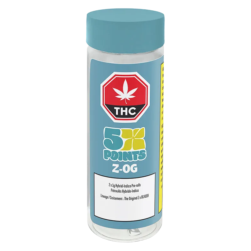 5 Points Cannabis 2 g Z-OG PR 2 x 1 g Pre-Rolls