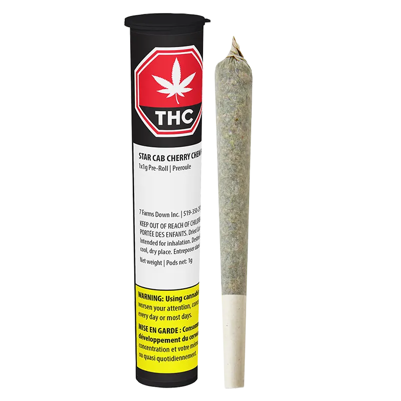 Double J's 1 g Star Cab Cherry Chem PR 1 x 1 g Pre-Rolls