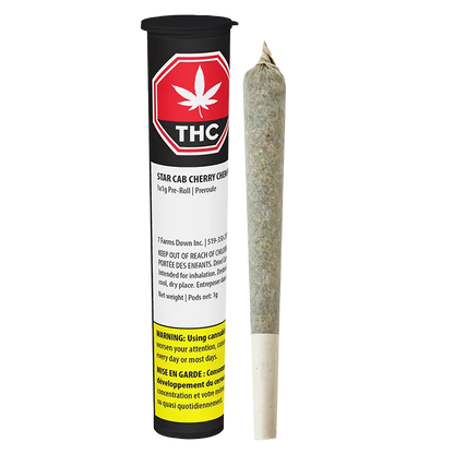 Double J's 1 g Star Cab Cherry Chem PR 1 x 1 g Pre-Rolls