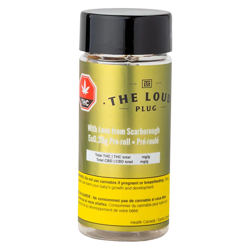 The Loud Plug 1.75 g With Love From Scarbourough PR 5 x 0.35 g Pre-Rolls