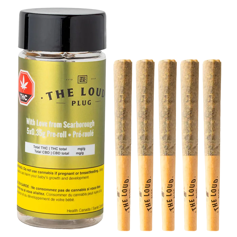 The Loud Plug 1.75 g With Love From Scarbourough PR 5 x 0.35 g Pre-Rolls