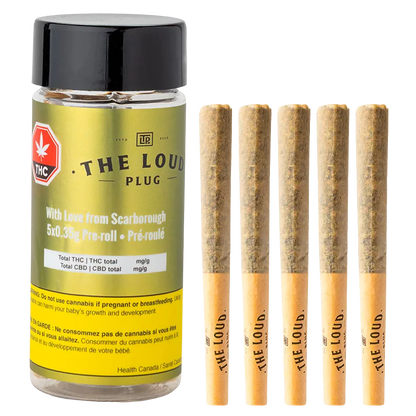 The Loud Plug 1.75 g With Love From Scarbourough PR 5 x 0.35 g Pre-Rolls