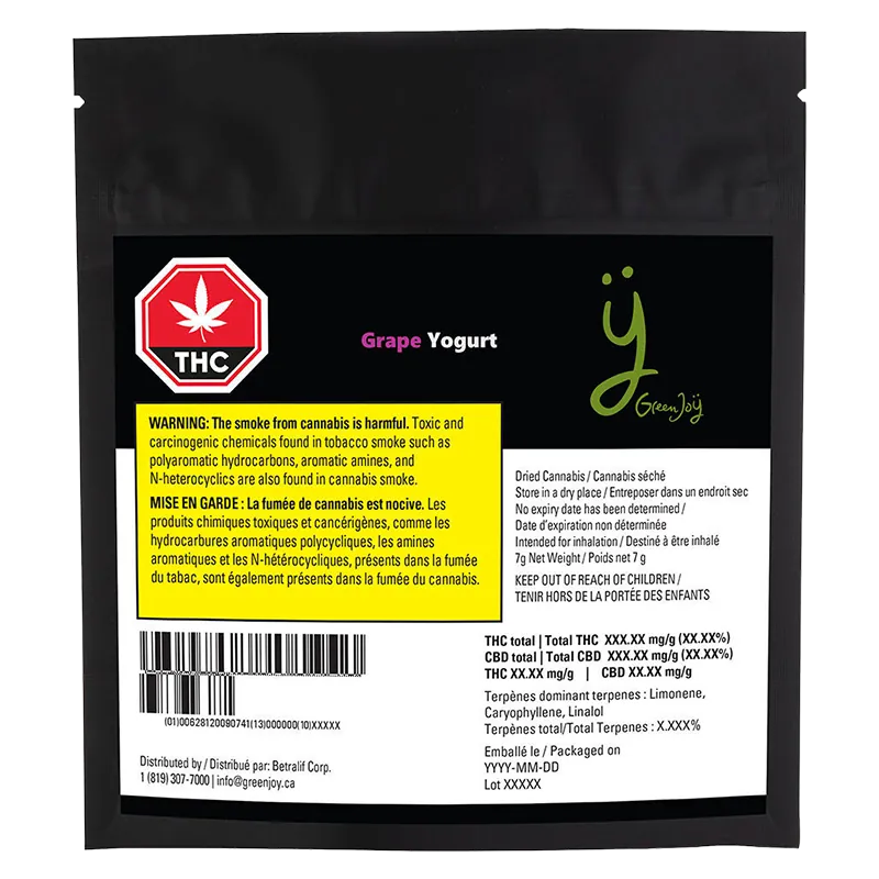 Green Joy 7 g Grape Yogurt Flower