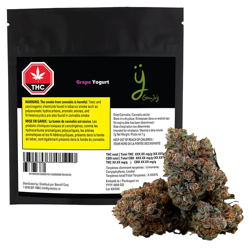 Green Joy 7 g Grape Yogurt Flower