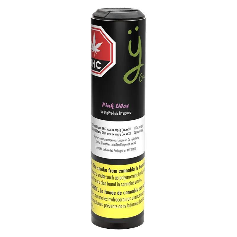 Green Joy 2.5 g Pink Lilac PR 5 x 0.5 g Pre-Rolls