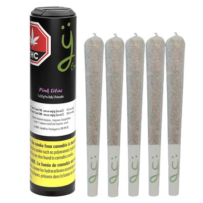 Green Joy 2.5 g Pink Lilac PR 5 x 0.5 g Pre-Rolls