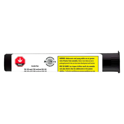 MillRite 1 g Lavender Haze Glass Tip Blunt PR 1 x 1 g Pre-Rolls