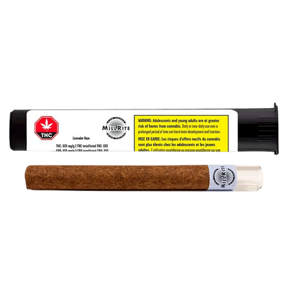 MillRite 1 g Lavender Haze Glass Tip Blunt PR 1 x 1 g Pre-Rolls