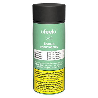 ufeelu 30 caps Focus Moments (CBD:CBC:CBG) Oil & Caps