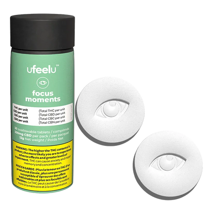 ufeelu 30 caps Focus Moments (CBD:CBC:CBG) Oil & Caps