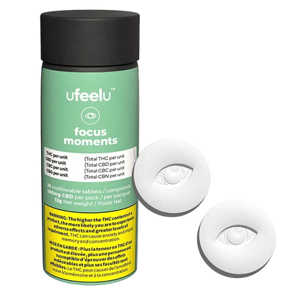ufeelu 30 caps Focus Moments (CBD:CBC:CBG) Oil & Caps