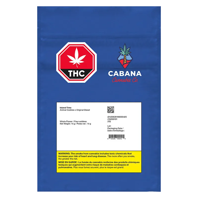 Cabana Cannabis Co. 14 g Island Time Flower