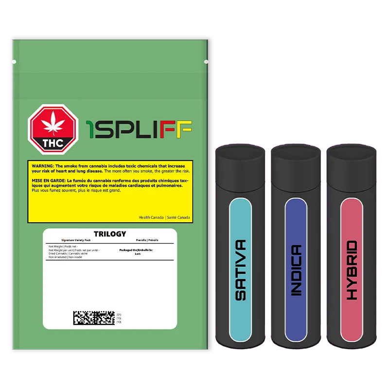 1SPLIFF 10.5 g Trilogy PR 21 x 0.5 g Pre-Rolls