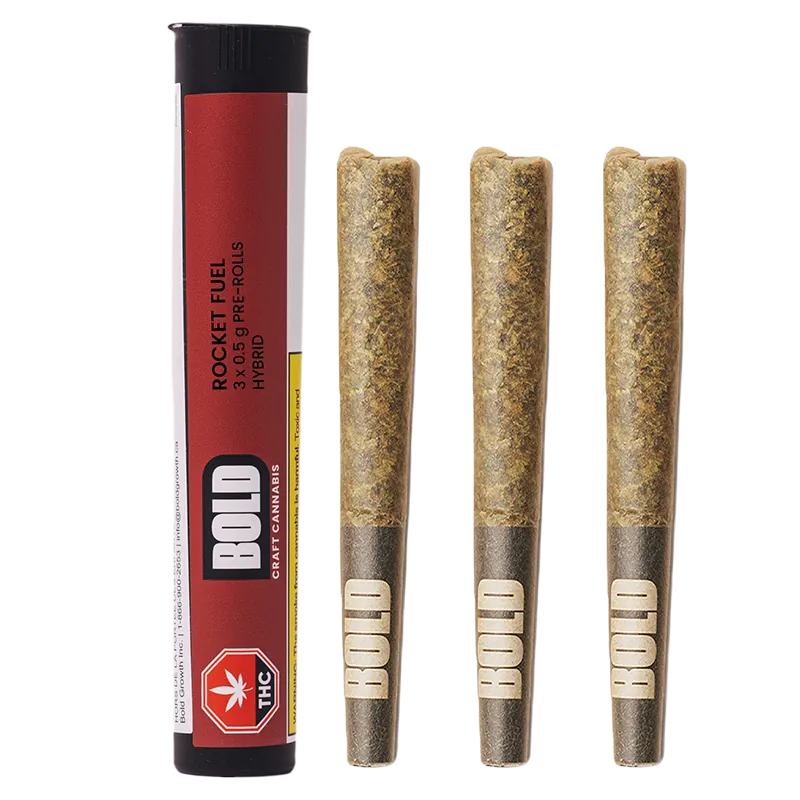 BOLD 1.5 g Rocket Fuel PR 3 x 0.5 g Pre-Rolls