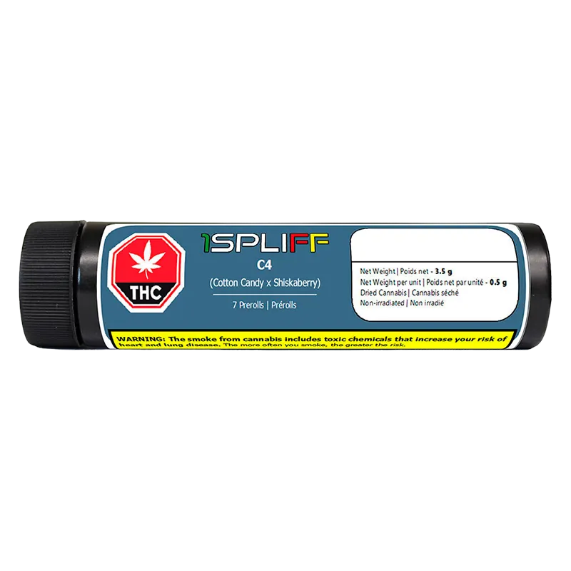 1Spliff 3.5 g C4 PR 7 x 0.5 g Pre-Rolls