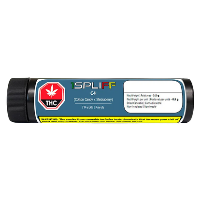 1Spliff 3.5 g C4 PR 7 x 0.5 g Pre-Rolls