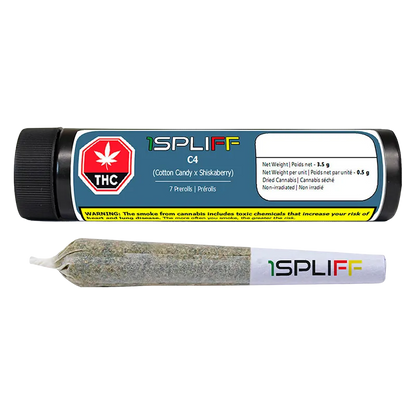1Spliff 3.5 g C4 PR 7 x 0.5 g Pre-Rolls