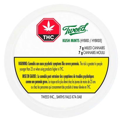 Tweed 7 g Kush Mints Milled Flower