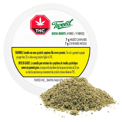 Tweed 7 g Kush Mints Milled Flower