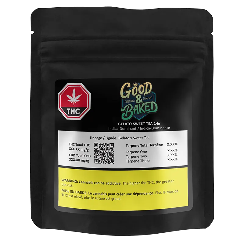 Good & Baked 14 g Gelato Sweet Tea Flower