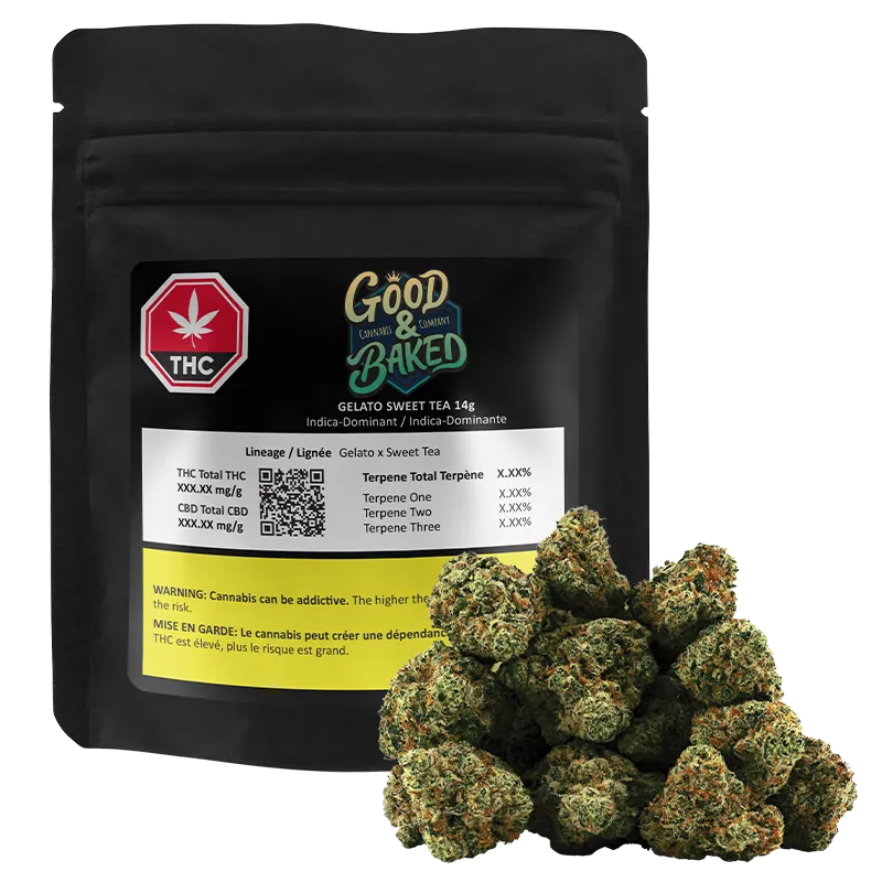 Good & Baked 14 g Gelato Sweet Tea Flower