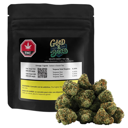 Good & Baked 14 g Gelato Sweet Tea Flower