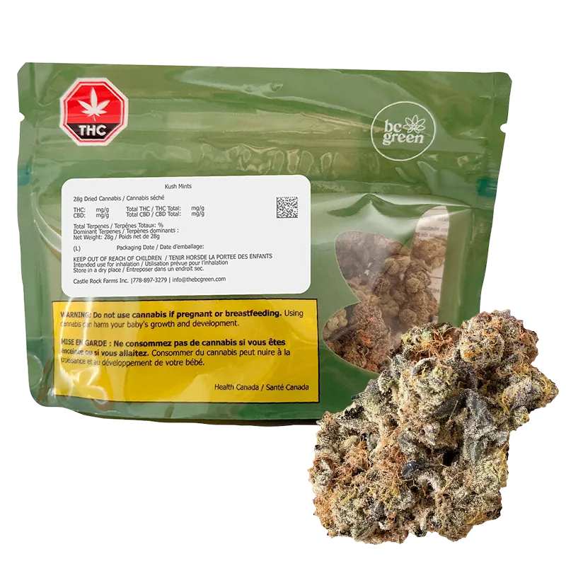 BC Green 28 g Kush Mints Flower
