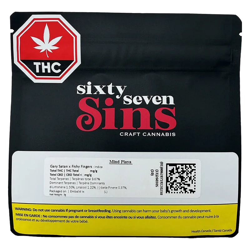 Sixty Seven Sins 7 g Mind Playa Flower