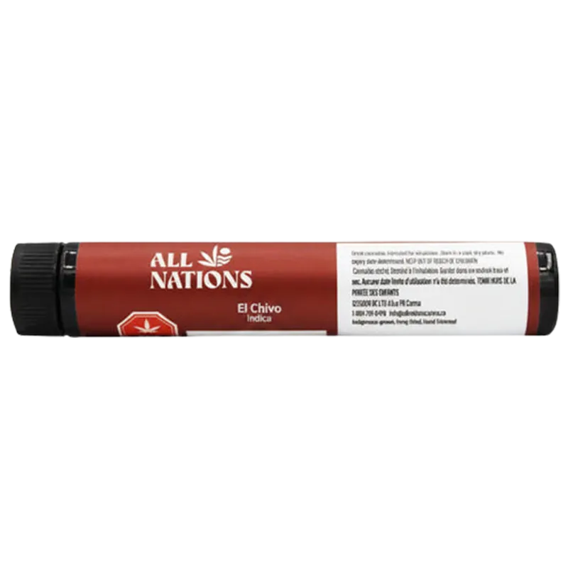 All Nations 1.5 g El Chivo PR 3 x  0.5 g Pre-Rolls