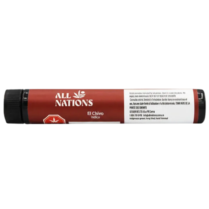 All Nations 1.5 g El Chivo PR 3 x  0.5 g Pre-Rolls