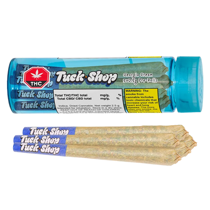 Tuck Shop 2.5 g Georgia Cream PR 5 x 0.5 g Pre-Rolls