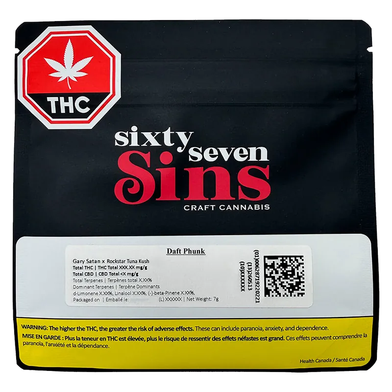 Sixty Seven Sins 7 g Daft Phunk Flower