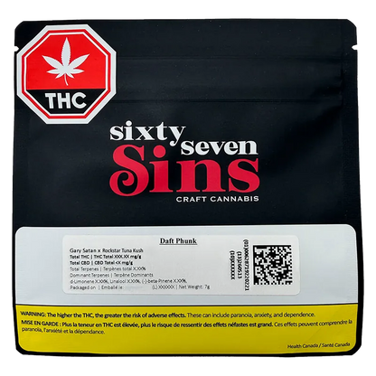 Sixty Seven Sins 7 g Daft Phunk Flower