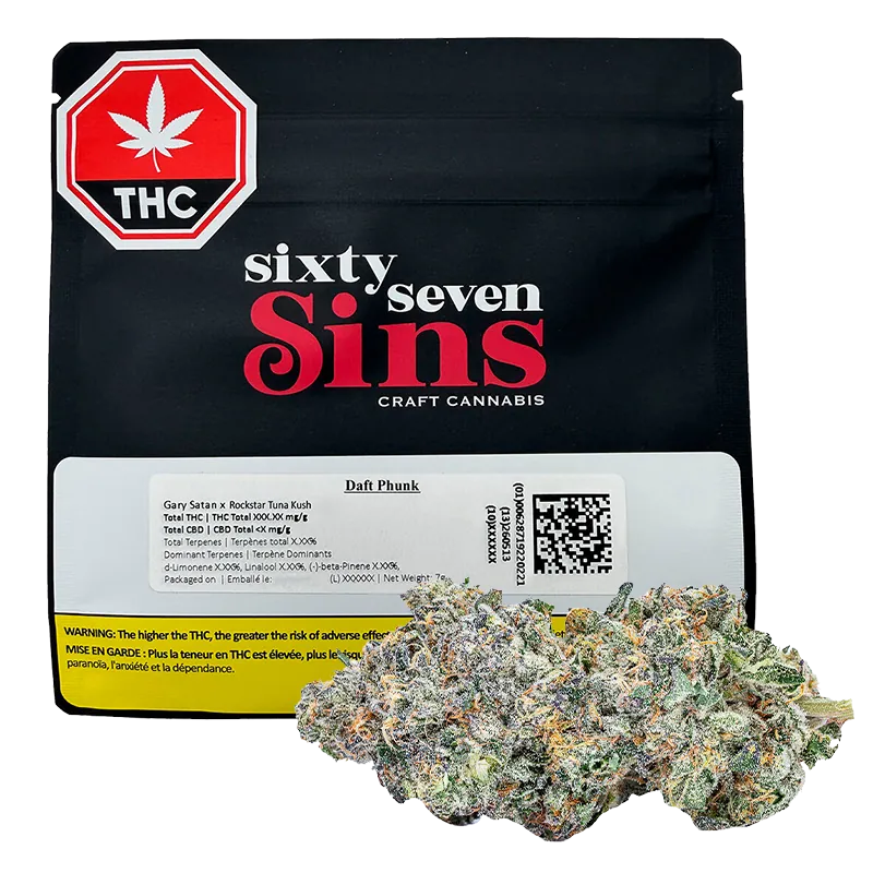 Sixty Seven Sins 7 g Daft Phunk Flower