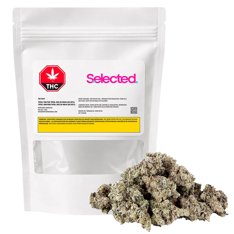 Selected. 28 g The Daily Flower
