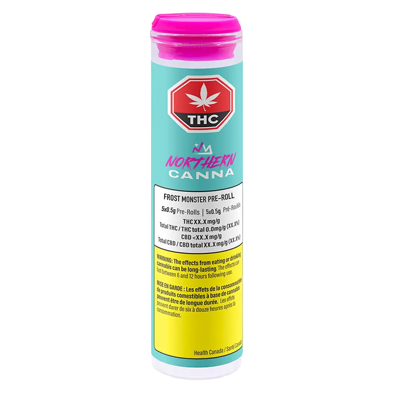 Northern Canna 2.5 g Frost Monster PR 5 x 0.5 g Pre-Rolls